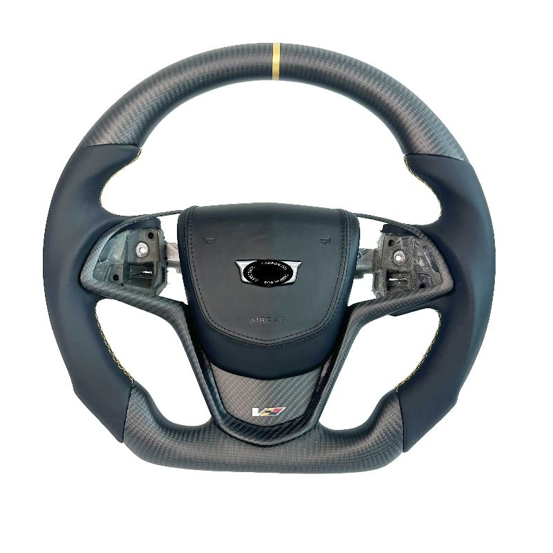 Cadillac carbon fiber steering wheel