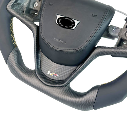 Cadillac carbon fiber steering wheel