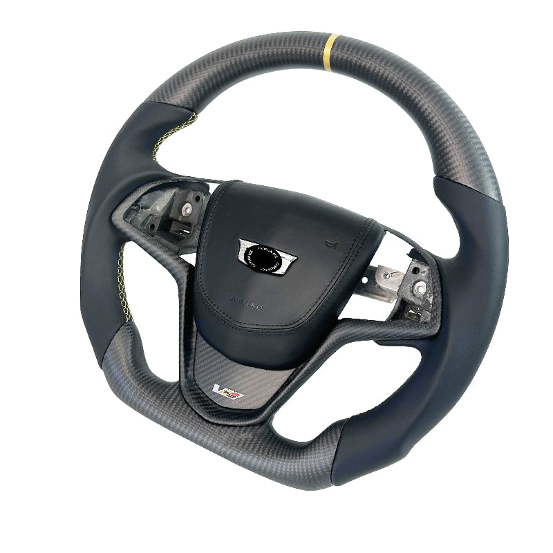 Cadillac carbon fiber steering wheel